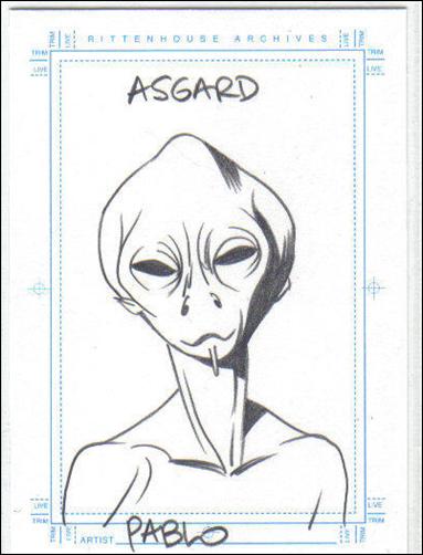 Stargate SG-1: Season 5 (Sketch Subset) card No Number m Asgard 1/500