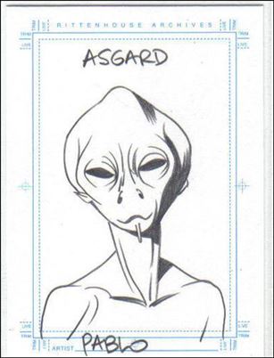 Stargate SG-1: Season 5 (Sketch Subset) card No Number m Asgard 1/500