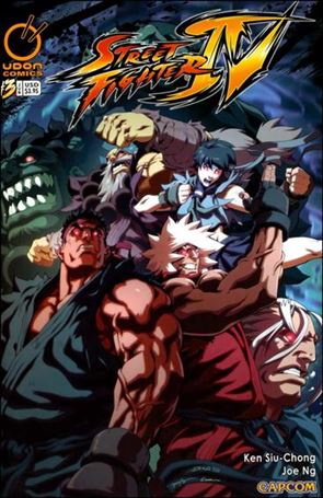 Street Fighter IV issue 3-B Joe Ng Cover