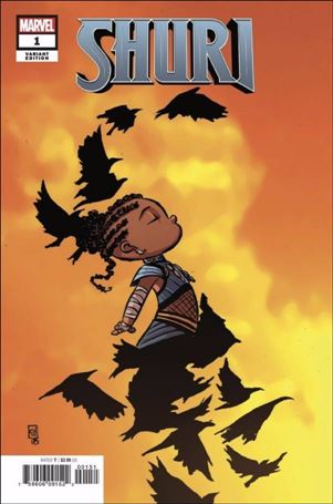 Shuri issue 1-G Skottie Young Baby Cover