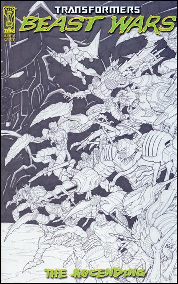 Transformers: Beast Wars: The Ascending issue 1-D Don Figueroa 1:20 Retailer Incentive Sketch Cover
