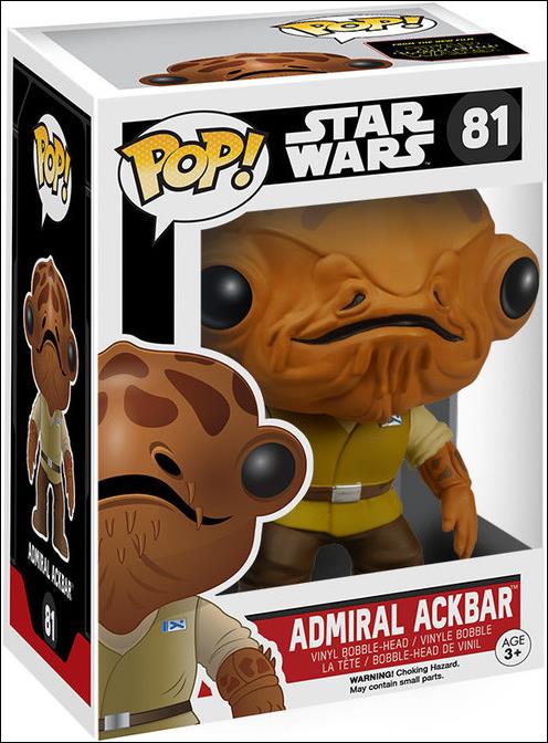 POP! Star Wars figure 81 Admiral Ackbar