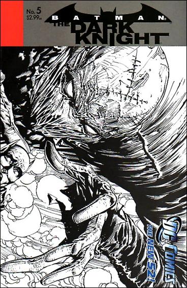 Batman: The Dark Knight (2011/11) issue 5-B Wraparound 1:25 Black and White Cover