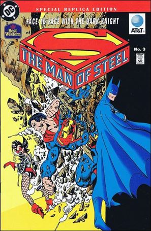 Man of Steel (1986) issue 3-D AT&T / Best Western Special Replica Edition