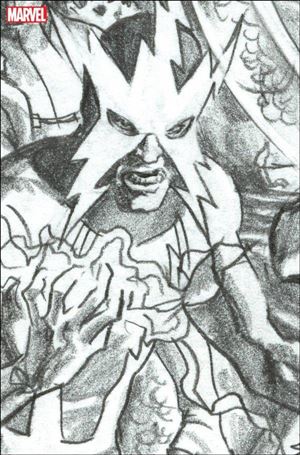 Miles Morales: Spider-Man (2022) issue 5-H Alex Ross 1:100 Electro Virgin Sketch Cover