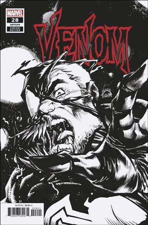 Venom (2018) issue 28-C Ryan Stegman 1:100 B&W Cover