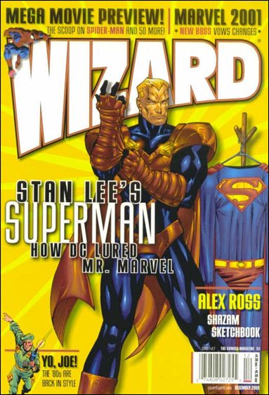 Wizard: The Comics Magazine issue 111 Jim Lee Superman by Stan Lee Cover