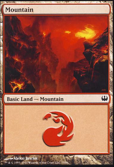 Magic the Gathering: Duel Decks: Knights vs. Dragons (Base Set) card 79 Mountain