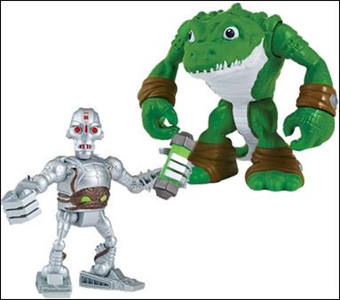 Teenage Mutant Ninja Turtles: Half-Shell Heroes figure 6-B Kraang & Leatherhead (Loose)