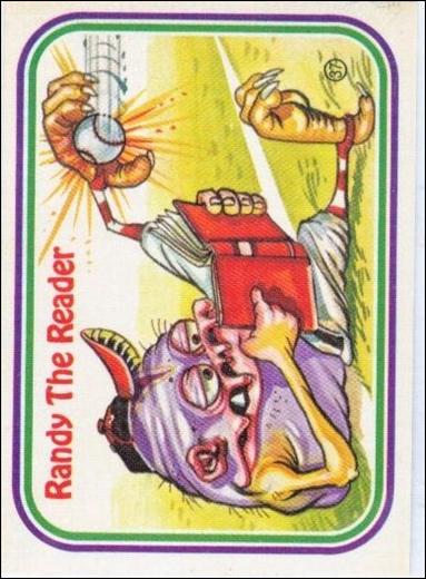 Awsome! All-Stars (Base Set) card 37-B Randy The Reader / Puzzle Back