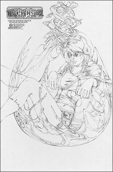 Trish Out of Water issue 3-C e.Bas 1:xx Sketch Cover