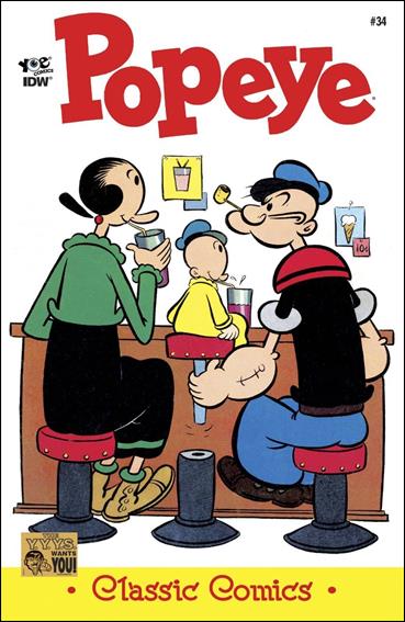 Classic Popeye issue 34 Bud Sagendorf Cover