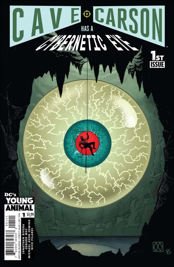 Cave Carson Has a Cybernetic Eye issue 1-B Matt Wagner Cover