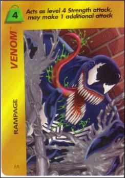 Marvel OverPower (Base Set) card nn223 Venom: Rampage