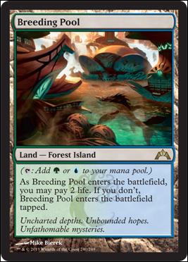 Magic the Gathering: Gatecrash (Base Set) card 240 Breeding Pool