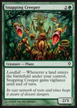 Magic the Gathering: Worldwake (Base Set) card 112 Snapping Creeper