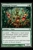 Magic the Gathering: Worldwake (Base Set) card 112 Snapping Creeper