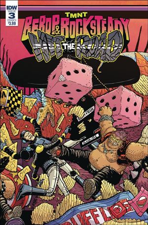 Teenage Mutant Ninja Turtles: Bebop & Rocksteady Hit The Road issue 3 Nick Pitarra Cover