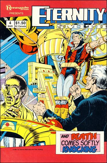 Eternity Smith (1986) issue 4 Wraparound Cover