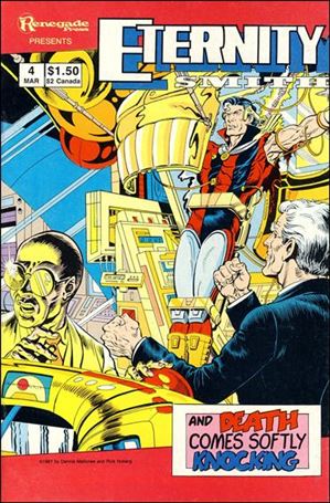 Eternity Smith (1986) issue 4 Wraparound Cover
