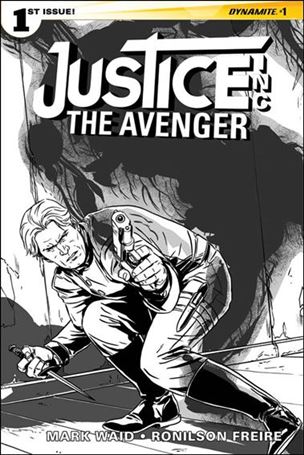 Justice, Inc: The Avenger (2015) issue 1-G Marc Laming 1:20 Black & White Cover