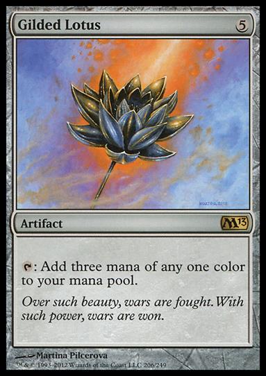 Magic the Gathering: 2013 Core Set (Base Set) card 206 Gilded Lotus
