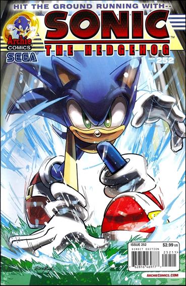Sonic the Hedgehog (1993) issue 252 Ben Bates Cover