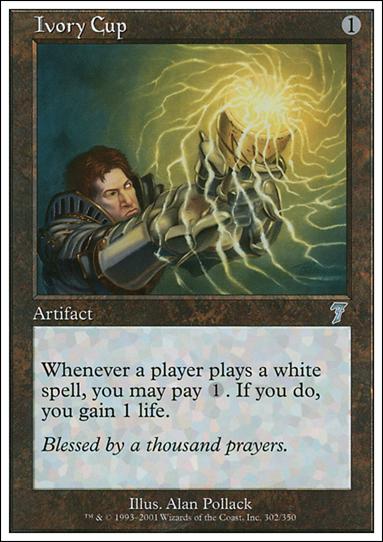 Magic the Gathering: 7th Edition (Base Set) card 302 Ivory Cup