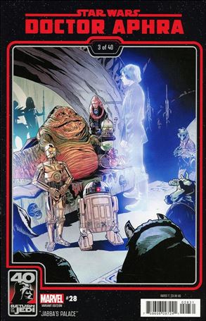 Star Wars: Doctor Aphra issue 28-B Chris Sprouse ROTJ 40th Anniversary Cover