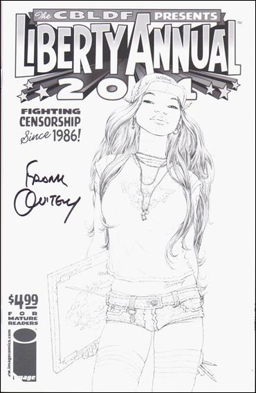 CBLDF Presents Liberty Annual issue 2011-D Frank Quitely Sketch Cover (Signed by Quitely)
