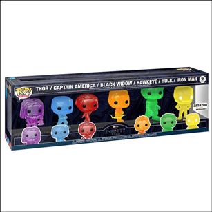 Pop! Art Series Multi-Pack figure nn1 Thor/Cap. America/Black Widow/Hawkeye/Hulk/Iron Ma