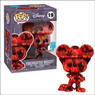 POP! Art Series figure 19 Firefighter Mickey