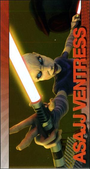 Star Wars: The Clone Wars Widevision (Character Foil Subset) card 10 Asajj Ventress