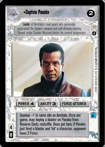 Star Wars: Coruscant Limited (Base Set) card 109 Captain Panaka