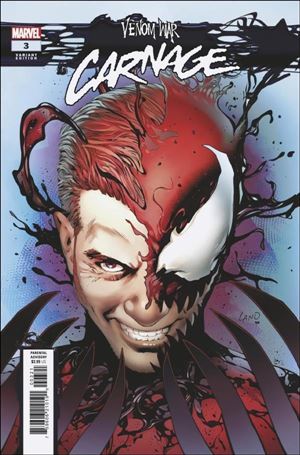 Venom War: Carnage issue 3-B Greg Land Cover