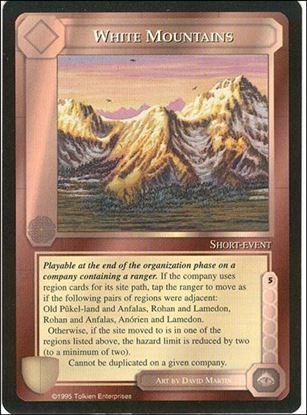 Middle-Earth: The Wizards (Base Set) card 465 White Mountains