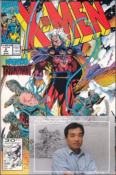 X-Men (1991) issue 2-C Comics X-Press (Signed by Jim Lee) 1/3000