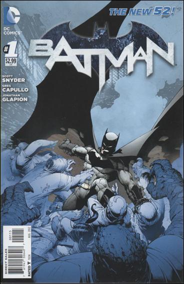 Batman (2011) issue 1-G Greg Capullo Blue Cover (5th Printing)
