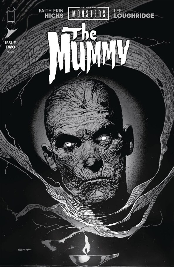 Universal Monsters: The Mummy (2025) issue 2-D Ryan Sook B&W 1:25 Cover