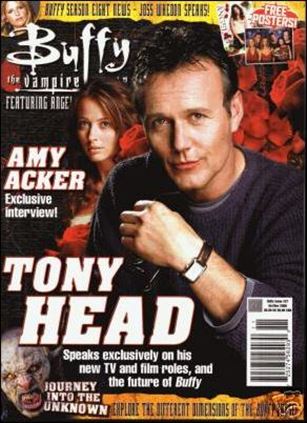 Buffy the Vampire Slayer Magazine issue 27-B Giles & Fred Cover