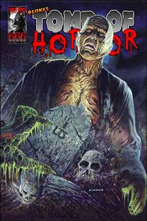 Blokes Tomb of Horror issue '666' Zombie Cover