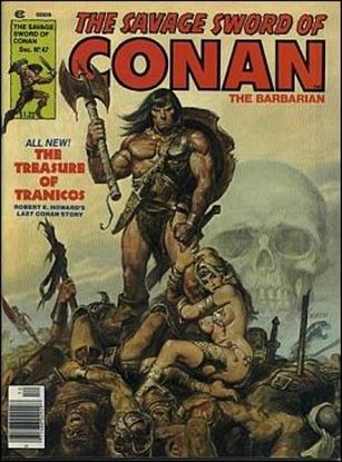 Savage Sword of Conan the Barbarian (Base Set) card 18 Cover Issue #47