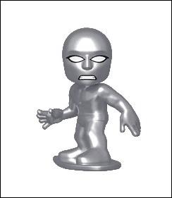 Fantastic Four Mystery Minis figure 7 Silver Surfer  1:12