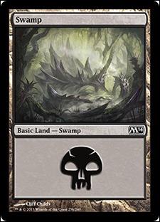 Magic the Gathering: 2014 Core Set (Base Set) card 238 Swamp