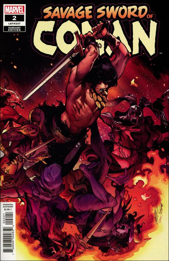 Savage Sword of Conan (2019) issue 2-B Pepe Larraz 1:25 Cover