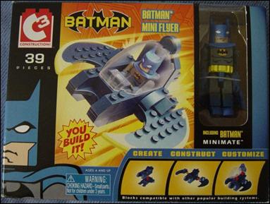 DC/C3 Miniflyers Minimates Sets figure 3 Batman Mini Flyer