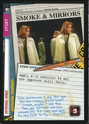 X-Files (Promo) card PR97-06-SC2 Smoke & Mirrors