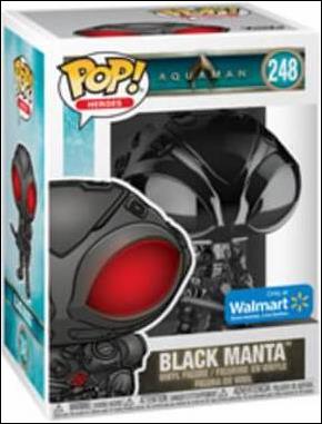 POP! Heroes figure 248-B Black Manta (Chrome Black) Walmart