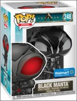 POP! Heroes figure 248-B Black Manta (Chrome Black) Walmart