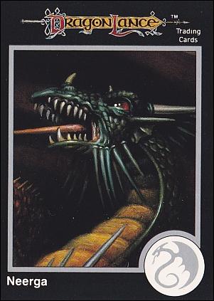 TSR 1991 Trading Cards Premier Edition Factory Set (Base Set) card 89 DragonLance - Neerga